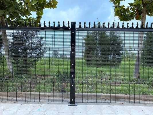 Powder Coated Security Iron 358 Anti Climb Fence