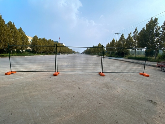 Australian Outdoor Removable Iron Steel Wire Temporary Fencing Panels Security Building Construction Event Cloture Temp Site