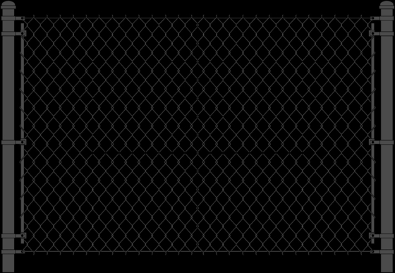 8 Ft Tall 50x50 Black Vinyl Color Coated Galvanized Privacy Chain Link Fence System 2.5mm