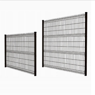Easily Assembled 6 Ft Welded Wire Fencing Customized Galvanized V Bending Curvy Metal For Garden Sports Field