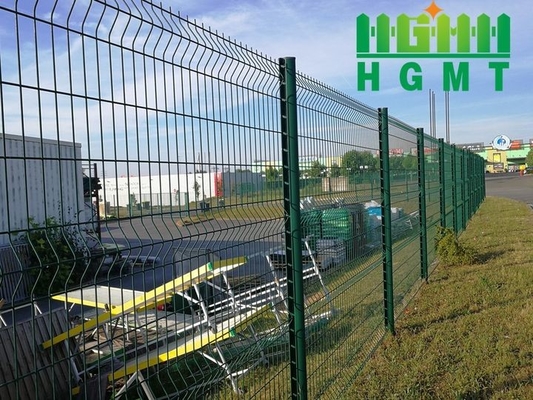 3d Vertical Strip Fence Panels Pvc Rigid Privacy 3d Wire Mesh Fence Flange