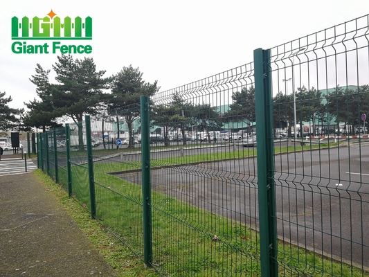 3d Vertical Strip Fence Panels Pvc Rigid Privacy 3d Wire Mesh Fence Flange