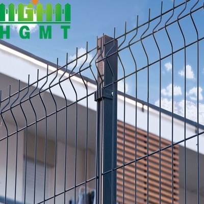 3d Vertical Strip Fence Panels Pvc Rigid Privacy 3d Wire Mesh Fence Flange