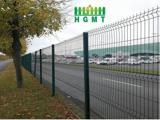 3d Vertical Strip Fence Panels Pvc Rigid Privacy 3d Wire Mesh Fence Flange