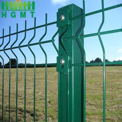3d Vertical Strip Fence Panels Pvc Rigid Privacy 3d Wire Mesh Fence Flange