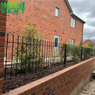 Modern Design Easily Assembled Flat Top Swimming Pool Steel Tubular Fence Panel
