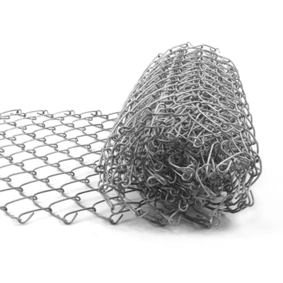 6 Foot Chain Link Fence Panels Metal Type Iron Wire Dia 4/4.5mm For Temporary Applications