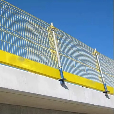 Security Black PVC Coated Welded Wire Fence 40GP 1.5mX2.5m