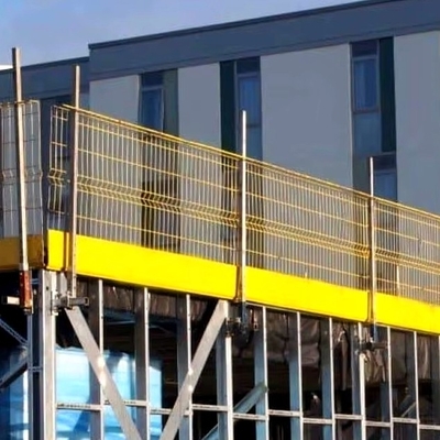 Security Black PVC Coated Welded Wire Fence 40GP 1.5mX2.5m