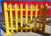 W Pale Powder Coating Colors 1.5mm Steel Palisade Fencing With H Type Post