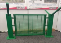 4.0mm Square Post Anti Climb Security Fencing Flat Panel With Y Arms