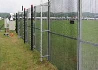 Prison Airport 4mm Steel Security Fencing Hot Dip Galvanized Welded Wire