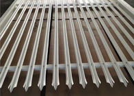 H3600mm Powder Coated Metal Palisade Fence Angle Steel Type
