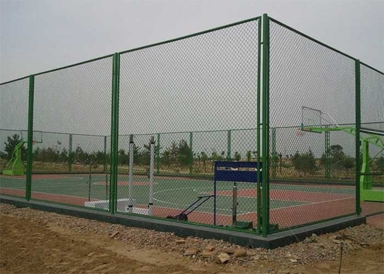 Pvc Coated Green Color Playground Q195 Chain Wire Mesh Fencing