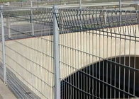 Roll Top 4mm BRC Welded Wire Mesh Fence Square Post