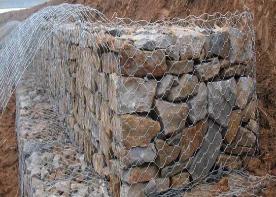 Galvanized Filled Gabion Baskets H2m Gabion Wire Mesh