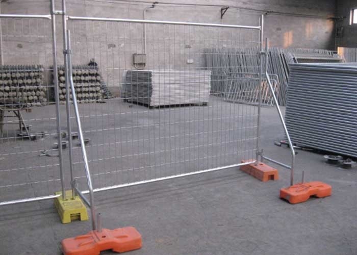 OHSAS Temporary Security Fence 2.1*2.4m 6 Gauge Chain Link Fence