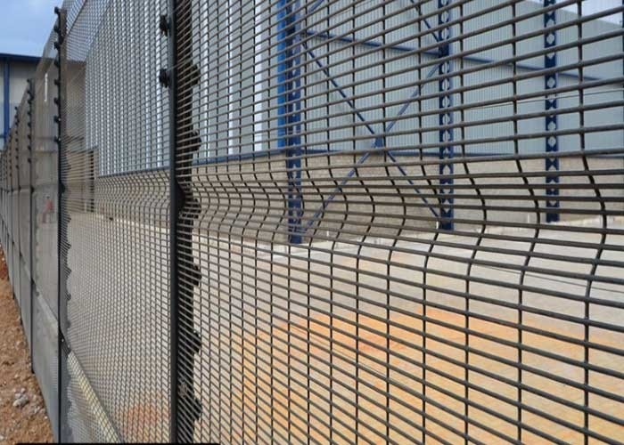 RAL6005 2400mm Anti Climb Security Fencing Powder Coated Steel Mesh