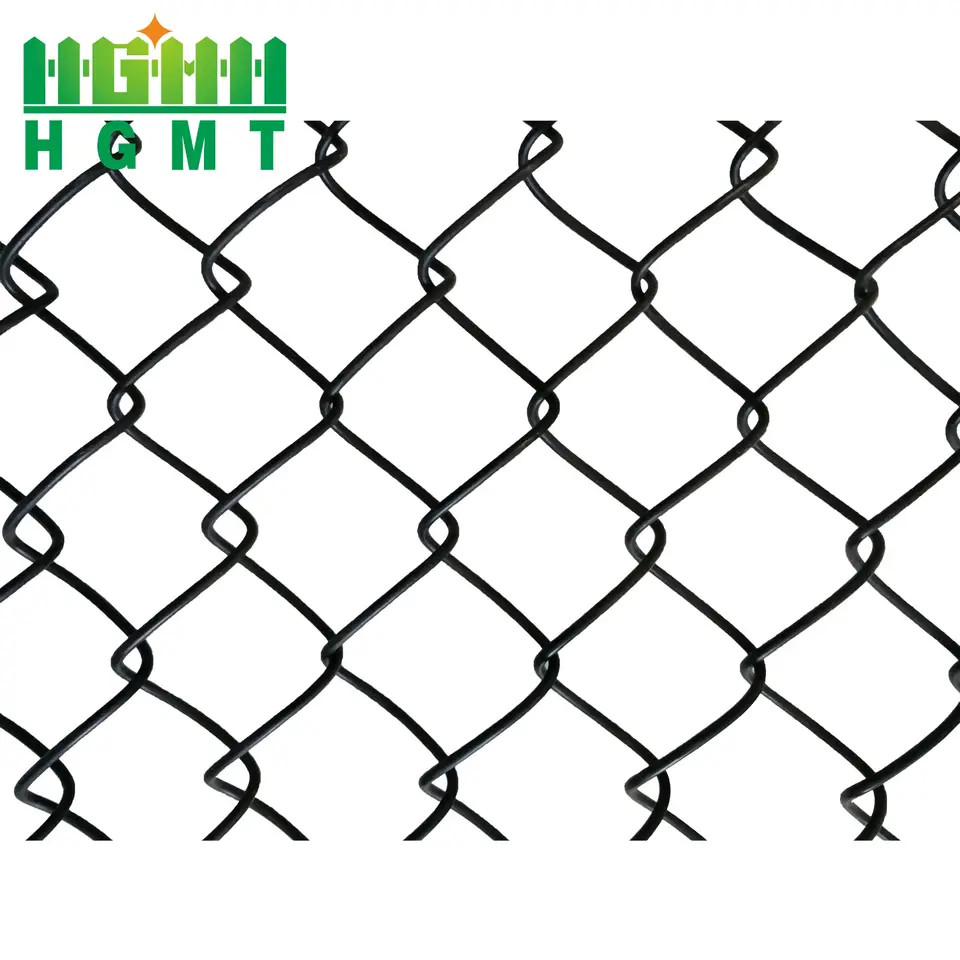 3.0mm Wire Dia Stainless Steel Chain Link Fence Electro Zinc