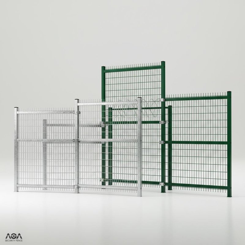 AOA Fence Security Fence Featuring Multiple Panel Heights and Lengths ...