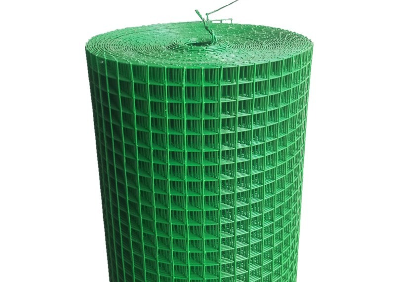 Green PVC Coated Welded Wire Mesh Fencing