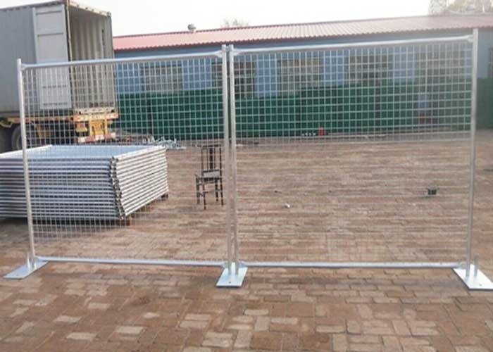 W2.4m Building Site Fencing 75*150mm Hot Dip Galvanized Jobsite Fencing