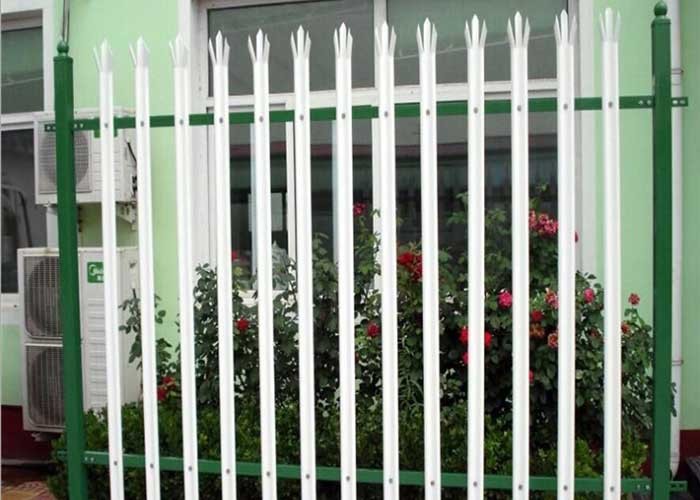 Q235 Steel D Pale Welded Wire Mesh Fence Galvanized Steel Palisade Fencing