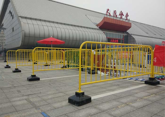 OHSAS 1500mm Portable Crowd Control Barriers Galvanised Pedestrian Barriers