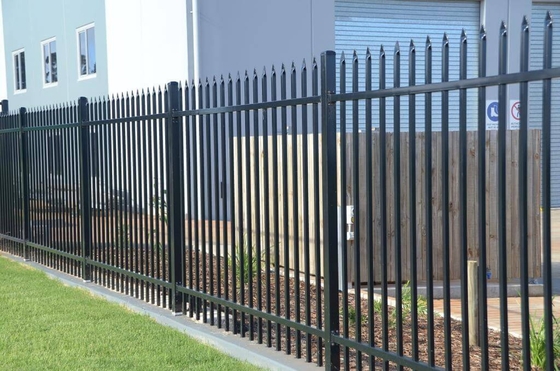 High Quality PVC Coated Wrought Iron PIcket Fence