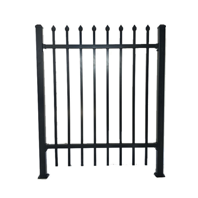 Steel Metal Picket Ornamental Wrought Iron Garden Fence 1.23m Height