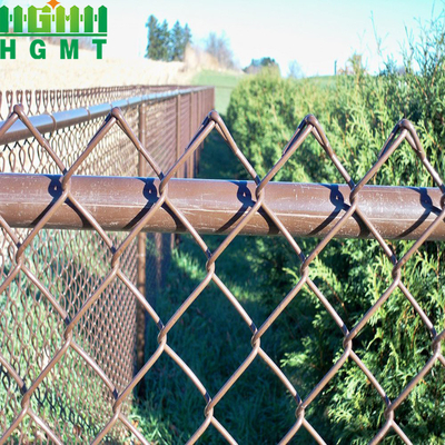 Black PVC Coating Chain Link Fence Roll 6ft 7ft 8ft