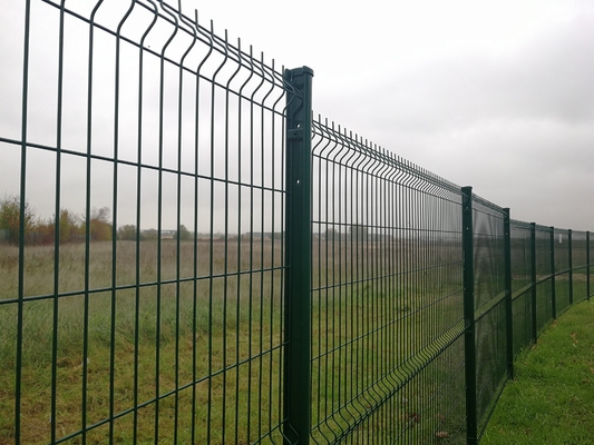 Curved 3d Wire Mesh Galvanized Plastic Coated Mesh Fencing 2500mm