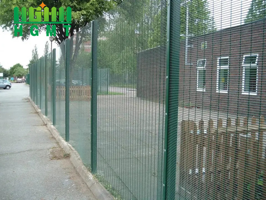 Anti Climbing Prison 358 Weld Mesh Fencing Height 1.8m 2.4m Weather Proof