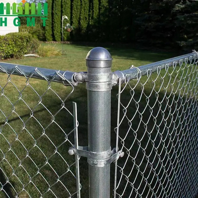 Outdoor 3.0mm Wire Dia PVC Coating Chain Link Fence Roll 50ft
