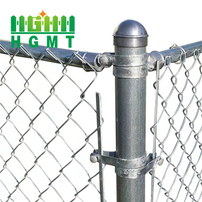 Electro Zinc 8ft Chain Link Fence Hot Dipped Galvanized