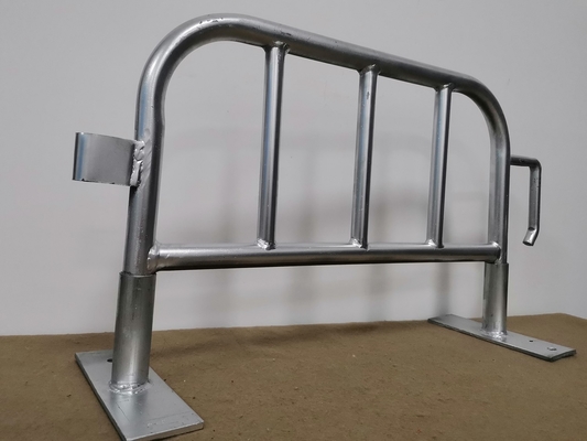 Temporary Metal Pedestrian Barriers Steel Barricade Safety Powder Coating