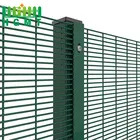 Prison 358 Security Steel Fence Panel Anti Climbing