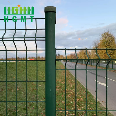 Triangle Panel 3d Curved Wire Mesh Fence 1.53m For Garden Use