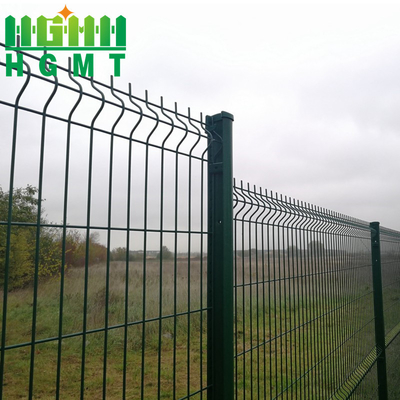 50X200mm Powder Coated Curved Welded Wire Mesh 3D Bending Fence Panel For Farm