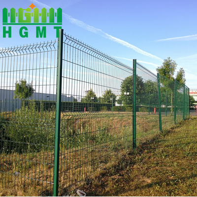 Highway Safety Hot Dipped Galvanized Rust-proof 3D Fence Panel With Post