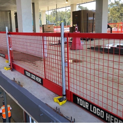 Wide-Base Edge Protection Barrier Increased Stability Prevents Toppling in Wind