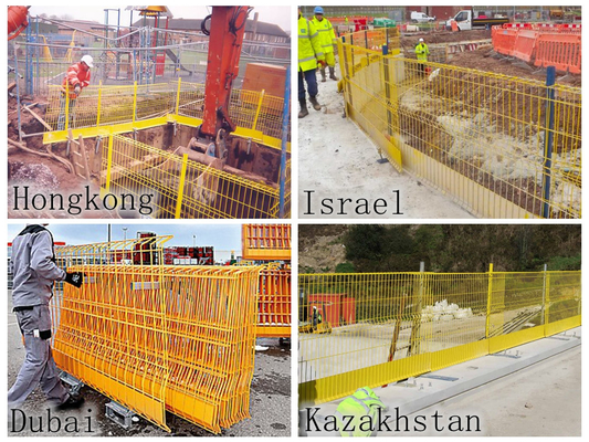 Impact-Resistant Edge Protection Barrier With Reinforced Mid-Rail