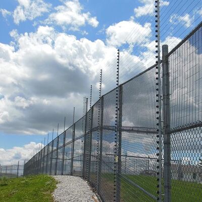 Highway Anti Climb Electric Security Fence Corrosion Resistant