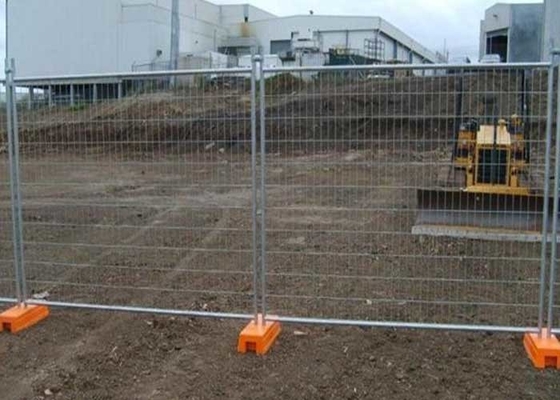 ISO9001 6ft Temporary Fence 42 Micron Thick Worksite Fencing
