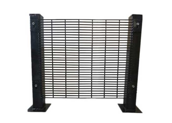 4.0mm Square Post Anti Climb Security Fencing Flat Panel With Y Arms