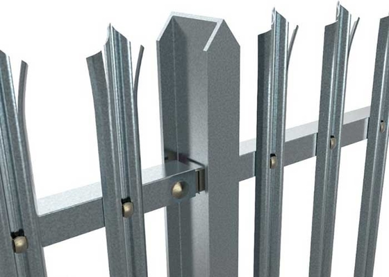 Garden 1.8 M 2.4 M 3M Palisade Fencing And Gates Q235 Material