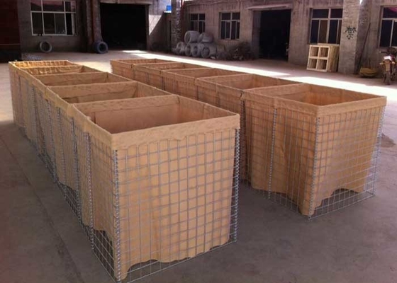 High Tensile 5mm Hesco Defensive Barriers Galvanized