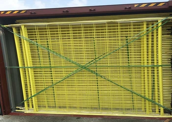 OEM ODM H2m Temporary Security Fence PVC Coated Crowd Control Fence