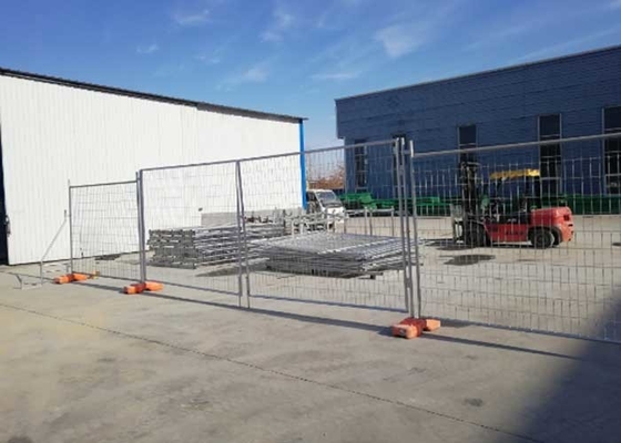 Portable 60g/M2 Galvanised Temporary Security Fence 2.1m High
