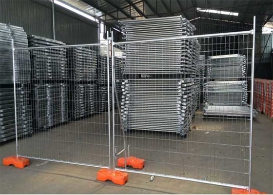 Electric Galvanized Temporary Security Fence 3.2mm Wire Perimeter Patrol Fence